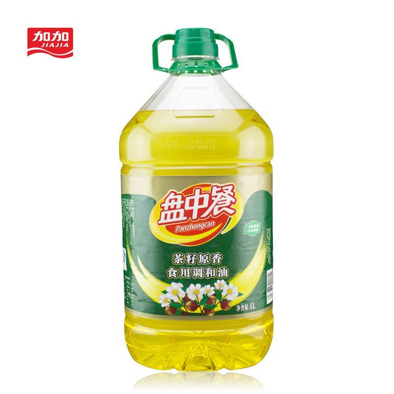 加加盘中餐 茶籽原香食用调和油 5L 非转基因 