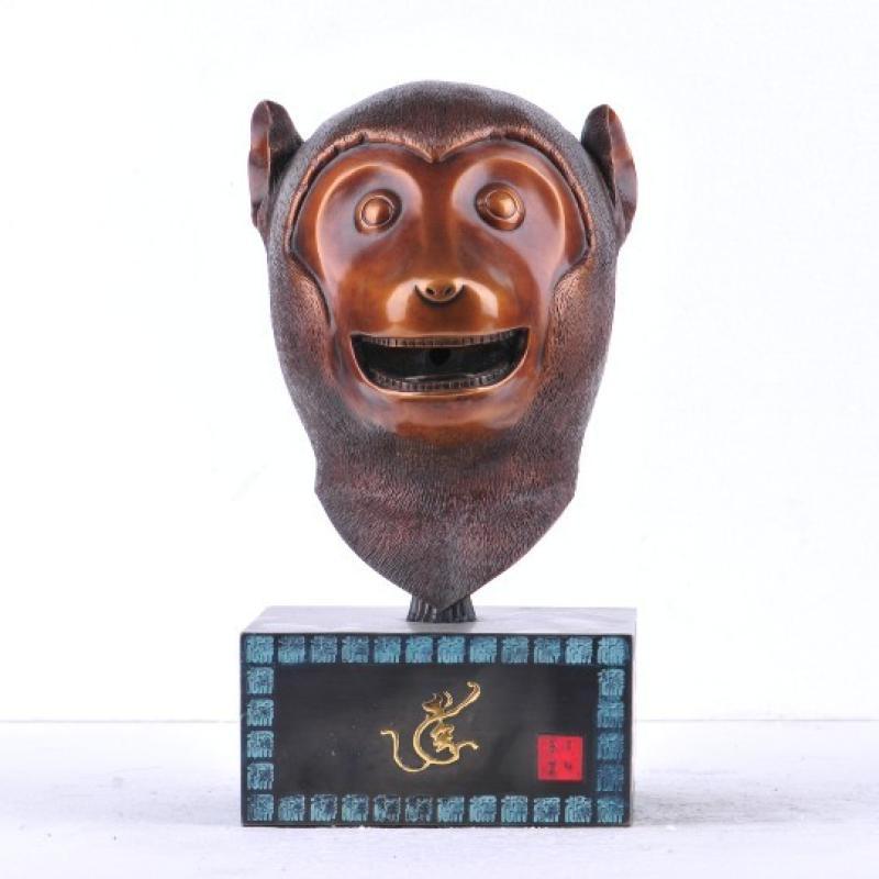 金属工艺品-猴首-仿圆明园十二兽首,善融商务个
