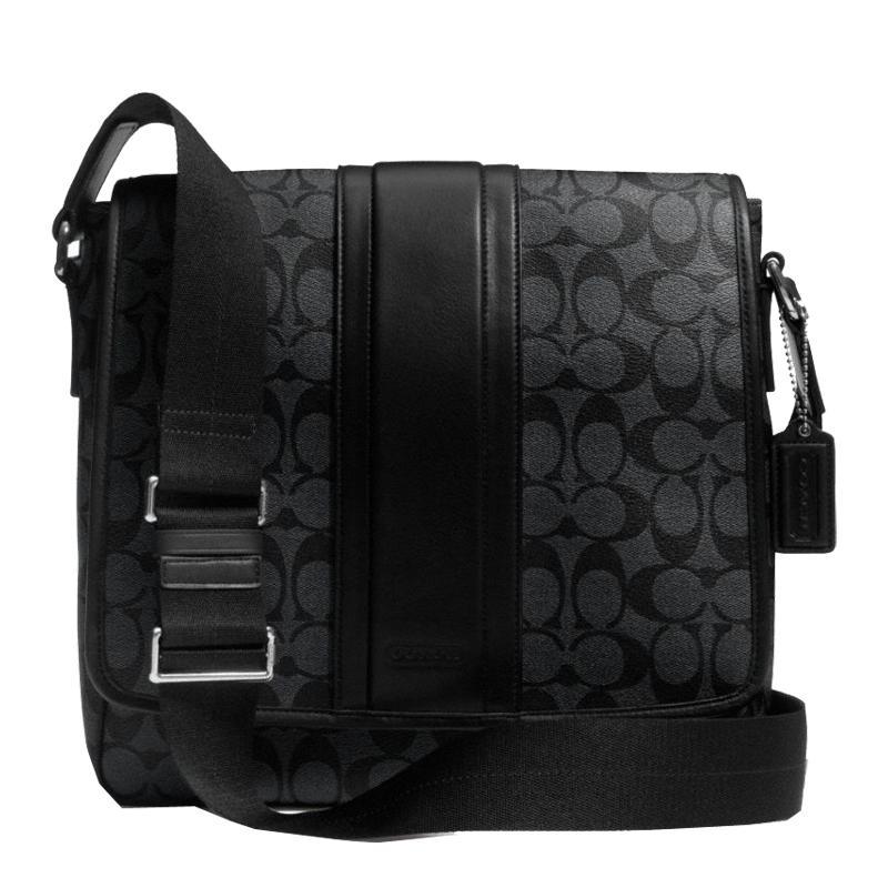 COACH 蔻驰 PVC 男士经典单肩斜挎包男包 7