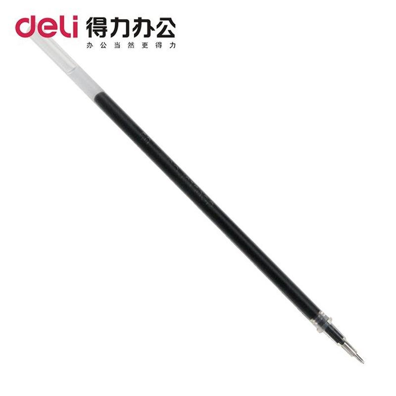 deli\/得力6901 中性笔芯0.5mm半针管笔芯 20支