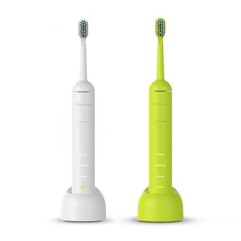 WaveBetter电动牙刷(白色、绿色可选) [价格 品牌 报价 图片] - 善融商务分期优选