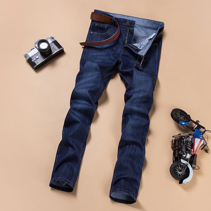 春夏季大码超薄款牛仔裤男 直筒休闲裤韩版修