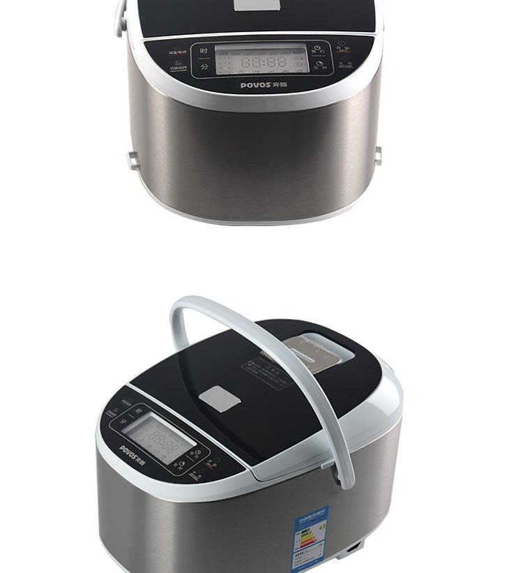 povos奔腾fg420触摸不锈钢4l奔腾豪华电饭煲新款 fg420
