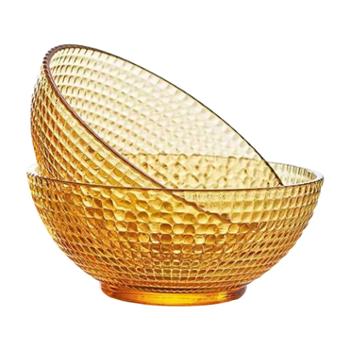 康宁VISIONS琥珀色晶莹系列波点餐具两件套--小碗*2