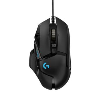 罗技/Logitech&nbsp;主宰者有线游戏鼠标&nbsp;黑色&nbsp;G502&nbsp;HERO