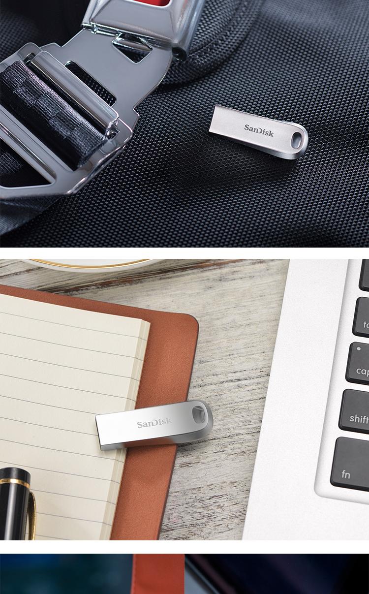 闪迪至尊高速酷奂usb3.1 金属u盘cz74-64gb