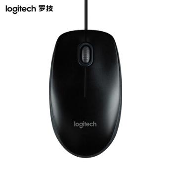 罗技/Logitech&nbsp;全尺寸有线鼠标&nbsp;B100