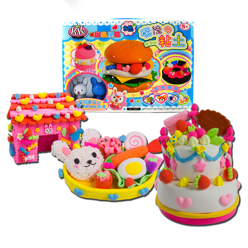 【暑假季限时促销】智高魔法粘土3d超轻质彩泥组合套装c