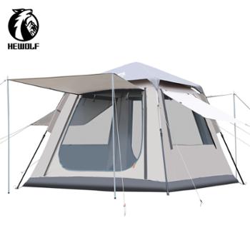 公狼全自动速开防雨野营露营装备方顶帐篷&nbsp;1847