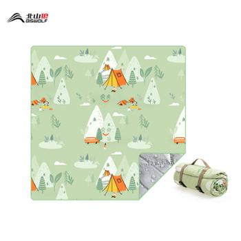 北山狼超声波野餐垫防潮垫加厚户外地垫露营便携郊游野炊野外春游沙滩草坪垫子CL038