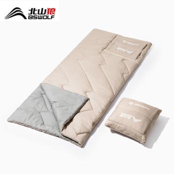 北山狼成人户外露营办公室午休居家保暖被子抱枕睡袋SL088