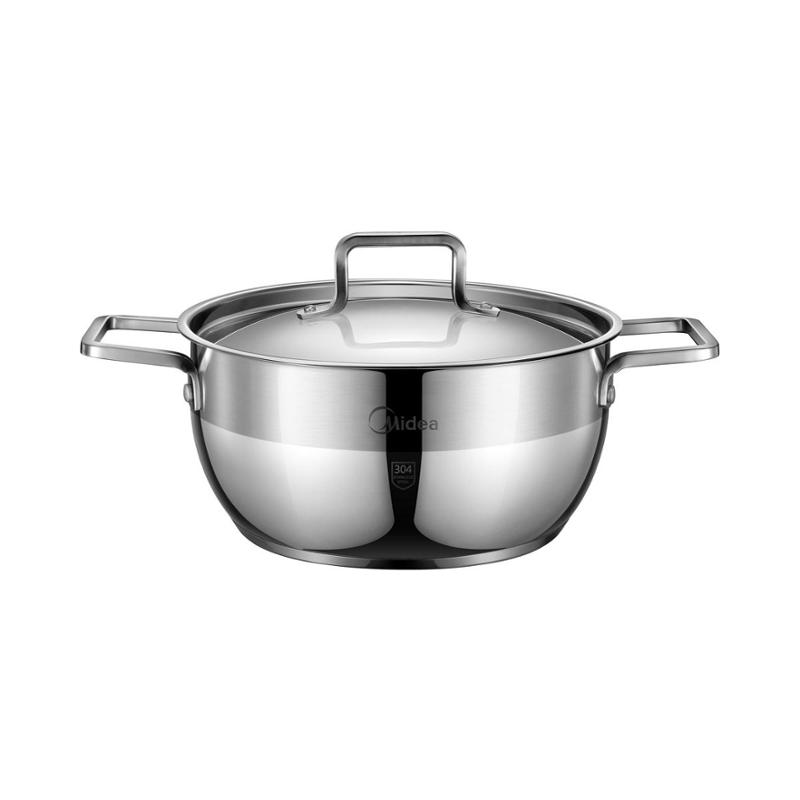 美的(midea)炊具 tg24s3 复合底大容量汤锅 (燃气灶,电热炉,.