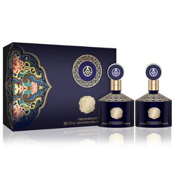 五粮液 股份 金碧辉煌(国风蓝) 52度 500mlX2瓶礼盒装 浓香型 白酒