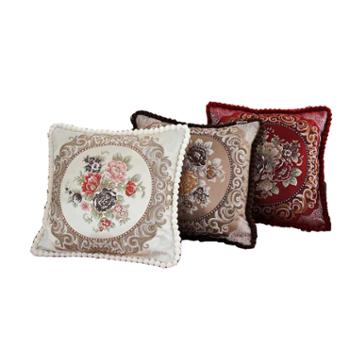 雅迪娜/ADINOR 欧式提花刺绣靠枕 （一只）