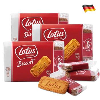 和情（LOTUS）&nbsp;比利时进口缤咖时焦糖饼干咖啡茶点早餐便携休闲零食&nbsp;124g*3包