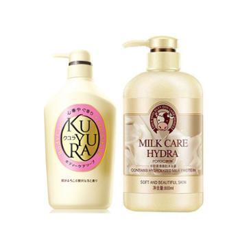 资生堂Shiseido可悠然&韩婵&nbsp;沐浴露套装&nbsp;800mL+550mL