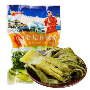 太阳河&nbsp;金川高原老坛鱼酸菜&nbsp;400g/袋X3袋