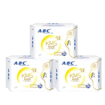 ABC卫生巾KMS纤薄棉柔日用240mm3包24片