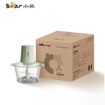 小熊（Bear） 绞肉机 2L 玻璃绞蒜碎肉打肉切菜搅拌机 双档 艾绿色 QSJ-U03B5