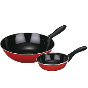 苏泊尔爱家多用途炒锅煎锅不粘锅套装T0934T二件套