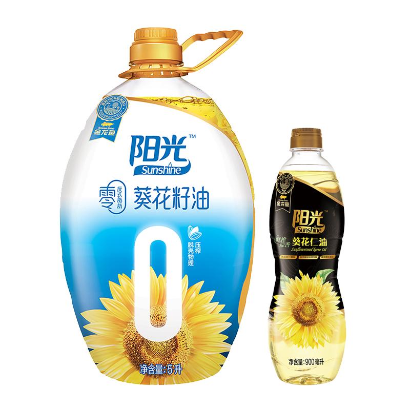 金龙鱼零反式脂肪葵花籽油5l 金龙鱼阳光鲜榨葵花仁油900ml 善融商务个人商城仅售109 90元 价格实惠 品质保证 食用油