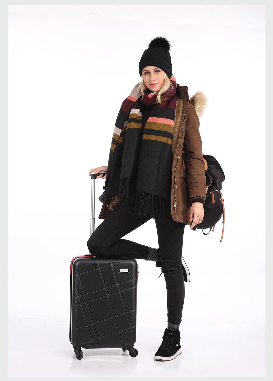 麦吉毕卡索黑色旅行拉杆箱,善融商务个人商城仅售159.