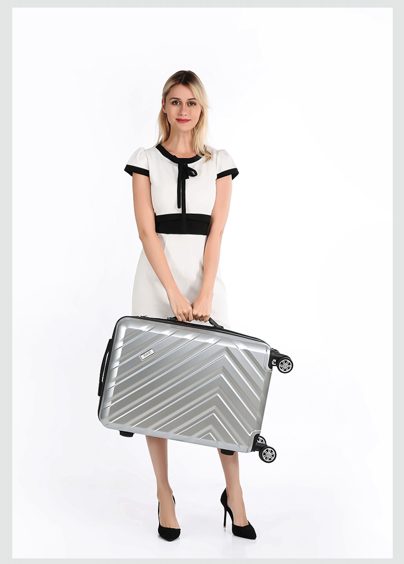 picasso麦吉毕卡索拉杆箱银色24寸pcs181002,善融商务个人商城仅售