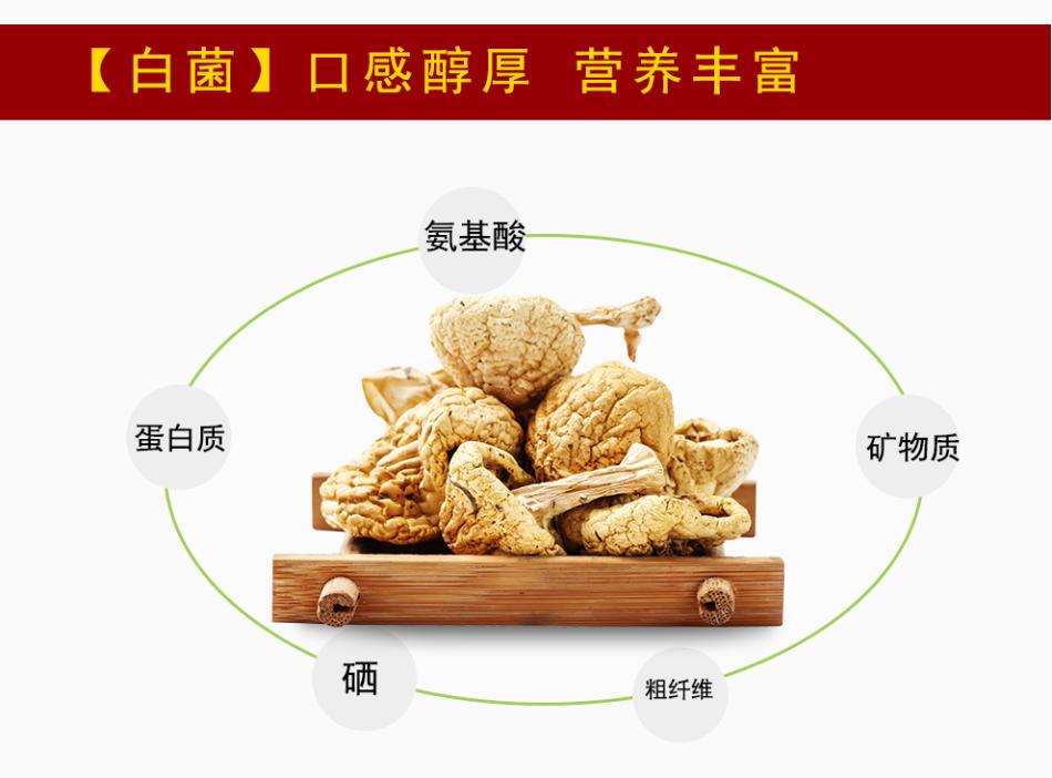 贡极 石渠 白菌干货 简盒装 50g/盒,善融商务个人商城仅售217.