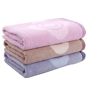 洁丽雅/grace&nbsp;提花加厚浴巾&nbsp;纯棉
