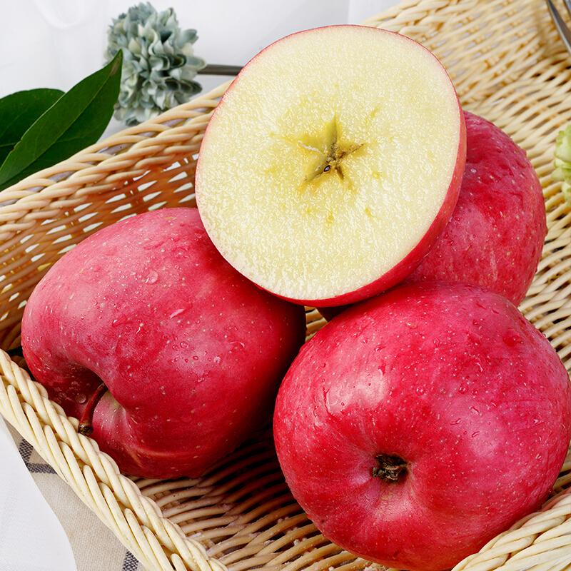 平凉金果 甘肃静宁红富士苹果 80-85果12枚 水果礼盒