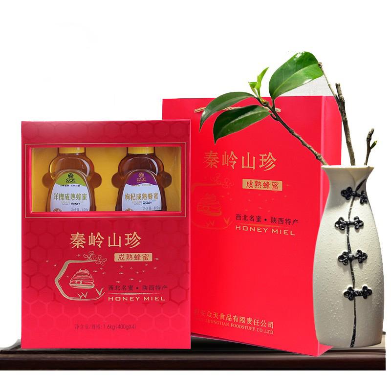 众天秦岭山珍成熟蜂蜜礼盒400g 4瓶 善融商务个人商城仅售258 00元 价格实惠 品质保证 蜂蜜 蜂产品