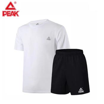 匹克&nbsp;运动套装短袖短裤裤速干两件套