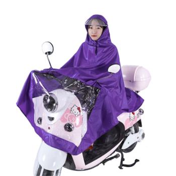 纤络姿电动车摩托车雨衣户外骑行加厚加长成人全身防暴雨