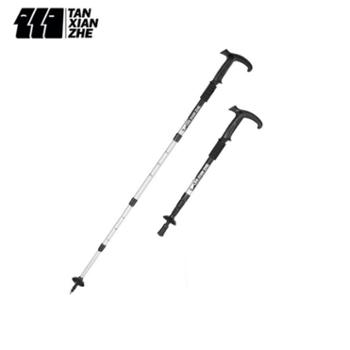 探险者&nbsp;登山杖防滑手杖专业户外折叠爬山杖多功能徒步装备拐杖