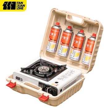 探险者&nbsp;户外便携式卡式炉野外炉具卡斯卡磁煤气瓦斯炉燃气灶露营炉灶