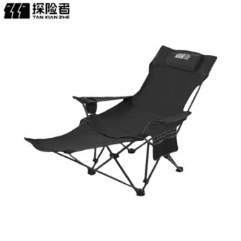探险者户外躺椅便携露营椅沙滩午睡椅月亮折叠椅