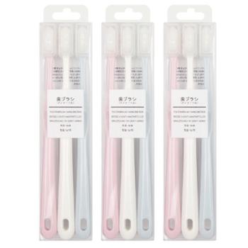宜齿净&nbsp;日式软毛纳米牙刷3支装*3