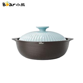 小熊伊万砂锅&nbsp;3.2L宽口煲仔饭炖锅耐高温干烧不裂&nbsp;燃气灶陶瓷锅CP-&nbsp;G0054-S03