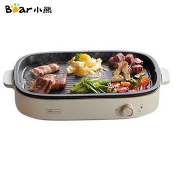 小熊（Bear）烤肉锅&nbsp;1200w电烤盘烤肉盘电烧烤锅电烤炉娇嫩牛肉烤大虾锅烤串机不粘烤肉机&nbsp;5-7人用&nbsp;DKL-D12Y1