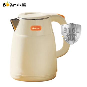 小熊（Bear）烧水壶1.5L&nbsp;家用316不锈钢内胆电热水壶煮茶开水壶瓶茶吧饮水机器花茶养生烧水壶饮水壶ZDH-R15F7