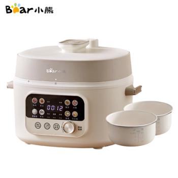 小熊（Bear）电压力锅&nbsp;智能高压电饭煲锅电炖锅&nbsp;家用大容量多功能可开盖电煮锅高压锅YLB-C40W5（单胆&nbsp;彩屏智能）（双胆&nbsp;彩屏智能）/YLB-D25F1（单胆&nbsp;自动排气）