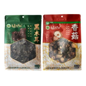 老秦人&nbsp;益康俏菇娘精品香菇+木耳500g（组合装）&nbsp;500g
