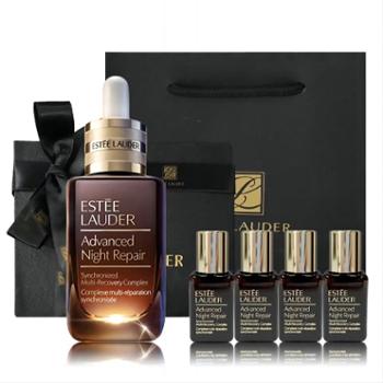 雅诗兰黛特润小棕瓶精华50ml+小棕瓶15ml*4礼盒装&nbsp;买50ml享110ml