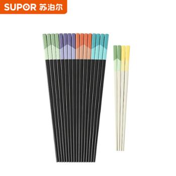 苏泊尔筷子儿童银护盾抗菌防霉耐高温筷子