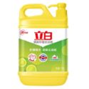 立白清新柠檬洗洁精实惠装1kg 食品用除味去油腥餐具洗碗洗涤灵