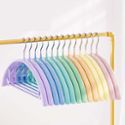 佳帮手 浸胶防滑无痕彩虹晾衣架 干湿两用【7只】