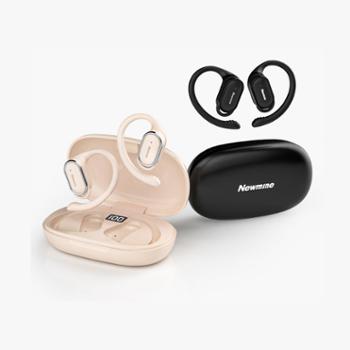 纽曼 蓝牙耳机挂耳式LY12 骨传导概念不入耳开放式无线耳机