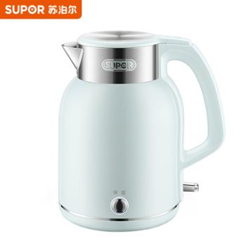 苏泊尔（SUPOR）电热水壶&nbsp;2L大容量&nbsp;全钢无缝双层防烫&nbsp;316L不锈钢烧水壶&nbsp;SW-20S88A