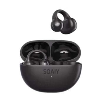 索爱 蓝牙耳机耳夹式开放式真无线不入耳运动跑步降噪挂耳式 JS20 适用华为荣耀小米