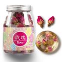 虎标玫瑰花茶 重瓣红玫瑰100g罐装